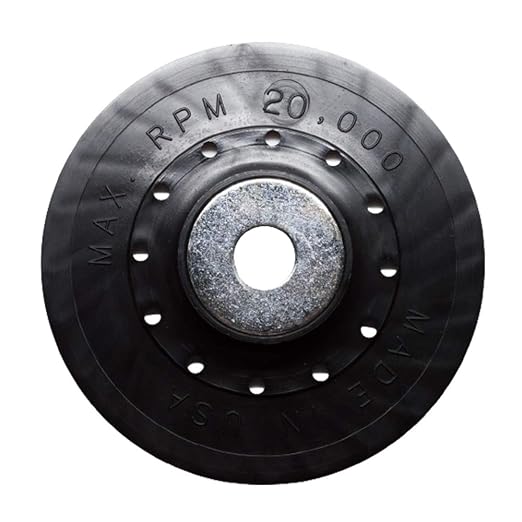 Benchmark Abrasives 5 Inch Sanding Disc Backing Pads, Resin Fiber Disc - Image 2