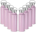 Neihepal 20 oz Insulated Water Bottles Bulk 8 Pack, Stainless Steel Double Wall by Neihepal