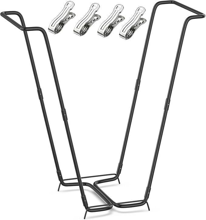 Outdoor Trash Bag Holder Metal Garden Trash Bag Holder by Loyala