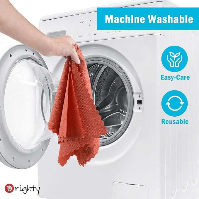 Orighty Cleaning Cloths Bulk, 200 Pack Shop Rags Reusable, Microfiber Cleaning - Image 7