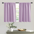 RYB HOME Small Kitchen Curtains, Room Darkening Drapes Energy Efficient Half by RYBHOME