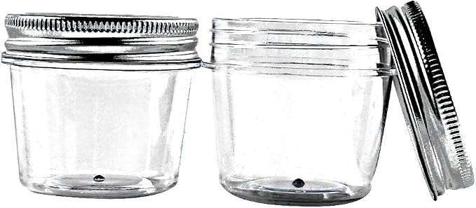 novelinks 4 oz Clear Plastic Jars - Image 5