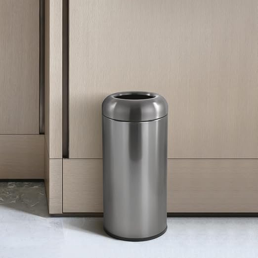 Dyna-Living Stainless Steel Trash Can Outdoor Large Garbage Can - Image 7