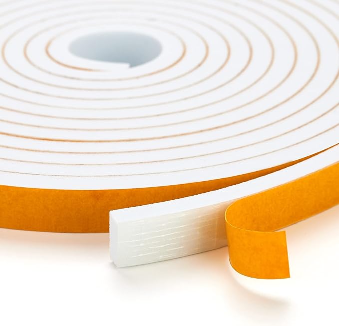 33 Feet Weather Stripping Door Seal- 1/2" Wide X 1/4" Thick Door Bottom Seal by Ravinte