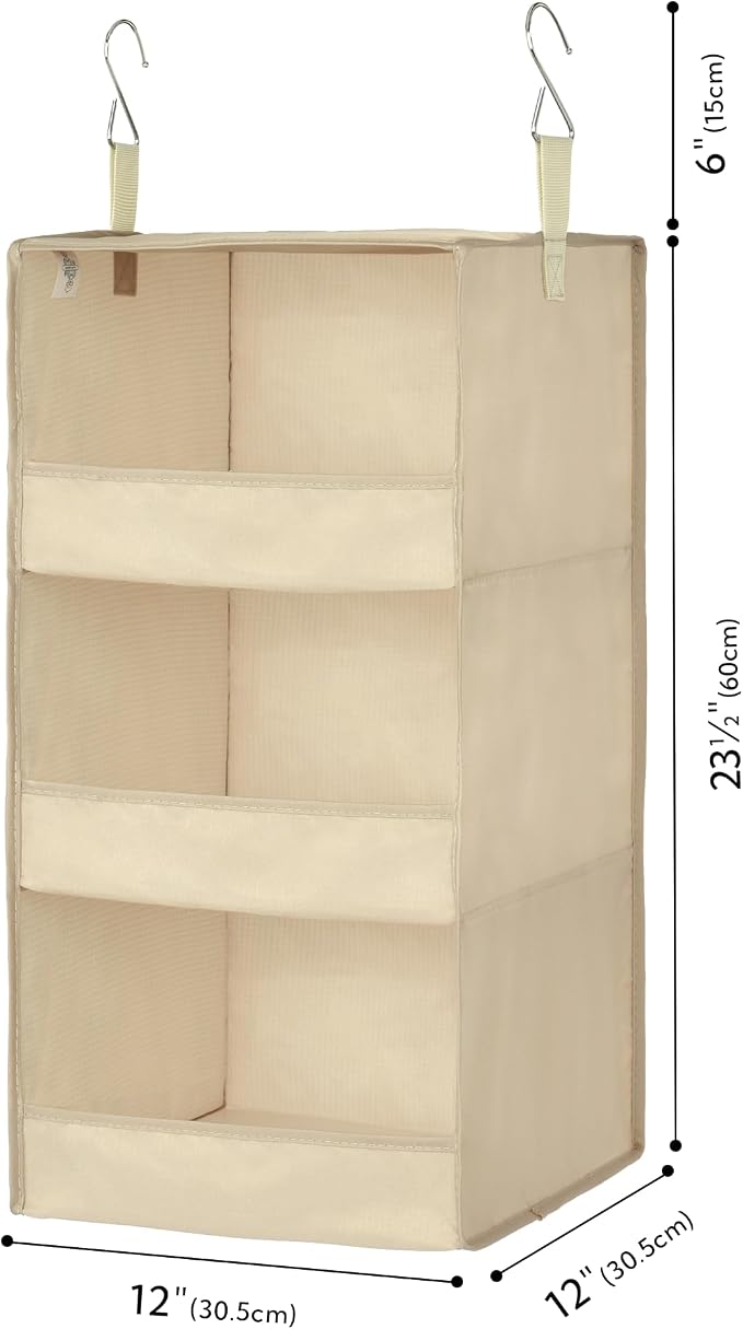 GRANNY SAYS 3-Shelf Hanging Closet Organizer, Closet Organizers and Storage - Image 3