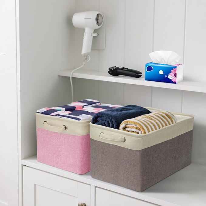 BALEINE 3 Pack Fabric Storage Bins - Image 6