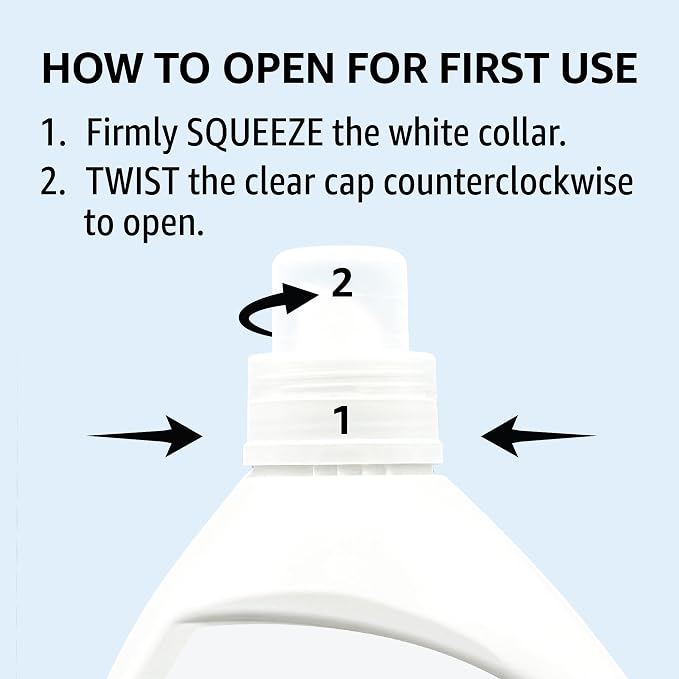 Amazon Basics Concentrated Liquid Laundry Detergent, Free of Perfumes & Clear - Image 8