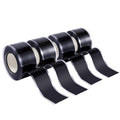 Self Fusing Silicone Tape 4 Rolls 1 in x 10' Black Waterproof Rescue Tape by Unknown