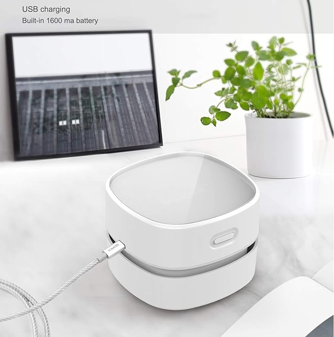 ODISTAR Desktop Vacuum Cleaner, Mini Table dust Sweeper Energy Saving - Image 2