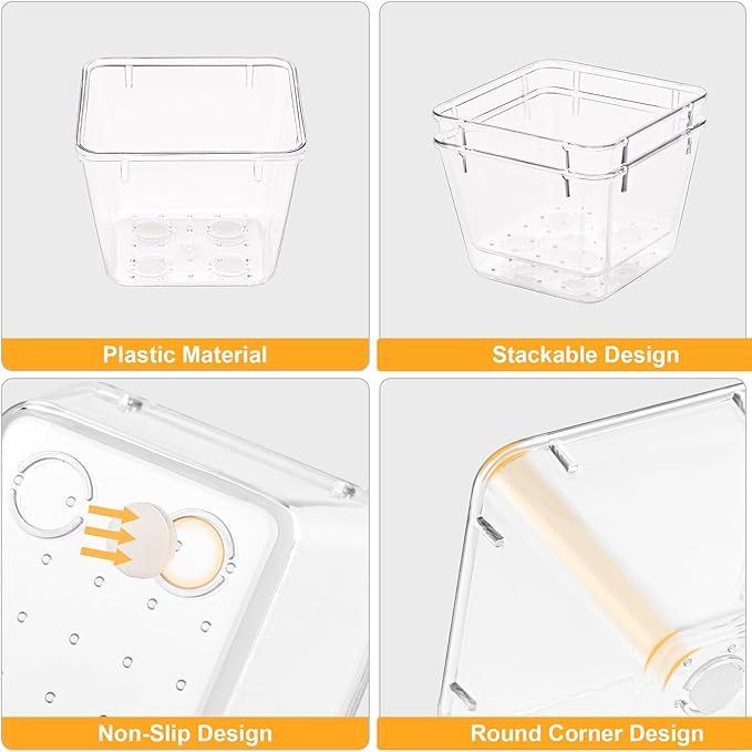 SMARTAKE 13-Piece Drawer Organizers - Image 5