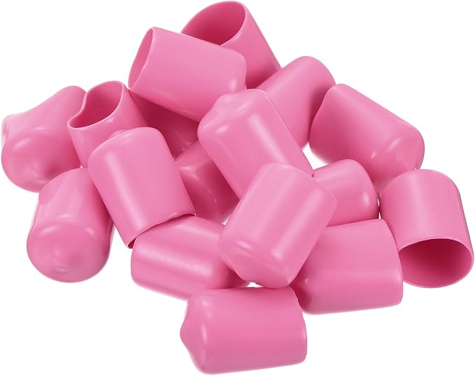 uxcell 20pcs Rubber End Caps 15mm ID Vinyl PVC Round Tube Bolt Cap Cover Screw - Image 4