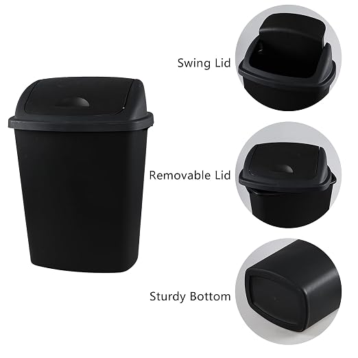 18 Gallon Plastic Garbage Bin - Image 3