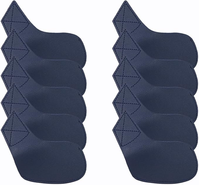 I Golf Iron Headcovers 10pcs PU Fit Both Right-Handed Clubs Golf Club Protector - Image 3