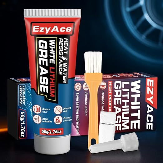 White Lithium Grease, Garage Door Lubricant, Track Rail, Waterproof&Heat - Image 7