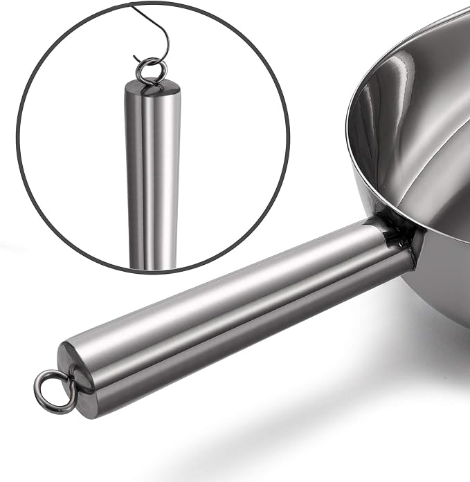 Cedilis 4 Pack Food Ice Scoops, 24oz Stainless Steel Scoop, Heavy Duty Metal - Image 6