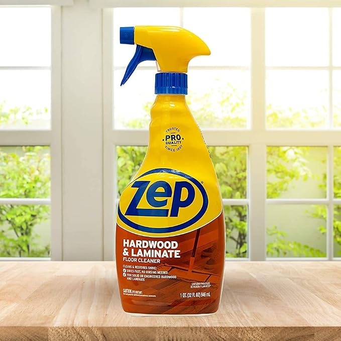 Zep Hardwood and Laminate Floor Cleaner - 32 Oz - ZUHLF324 - Cleans Spots - Image 8