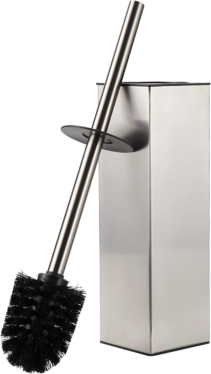 BGL Toilet Brush Holder Freestanding, Brushed Nickel, 304 Stainless Steel - Image 2