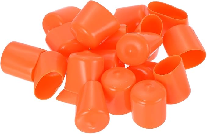 uxcell 20pcs Rubber End Caps 22mm ID Vinyl Round Tube Bolt Cap Cover Screw - Image 4