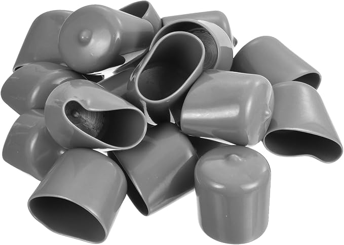 uxcell 20pcs Rubber End Caps Protective Caps 33mm ID Vinyl PVC Round Tube Bolt - Image 4