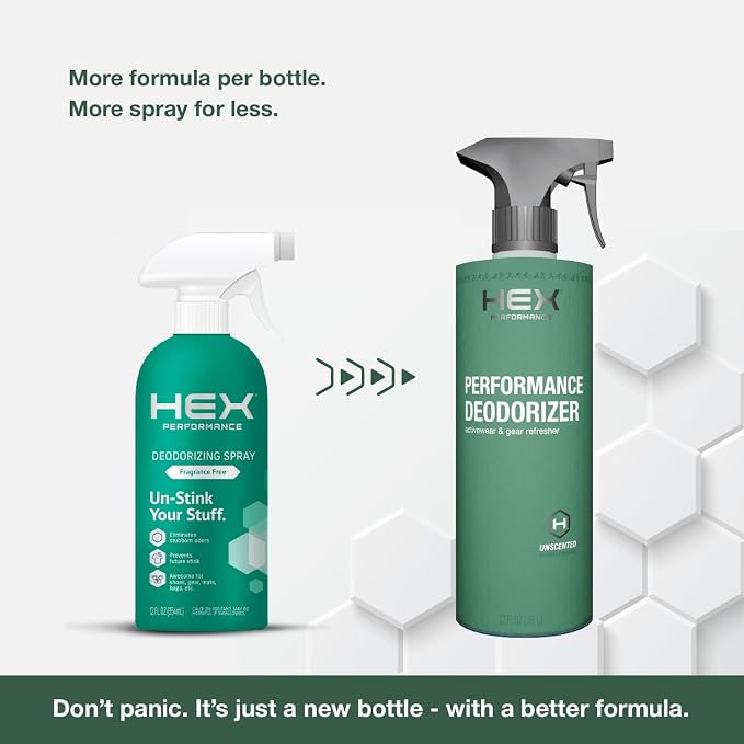 HEX Performance Deodorizing Spray, Fragrance Free, 22oz - Image 3