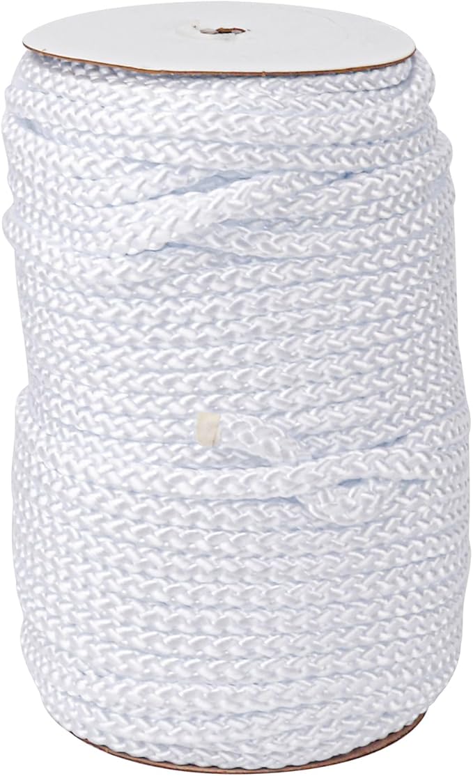 3/8 Inch White Polyester Rope by IHDYPPEW
