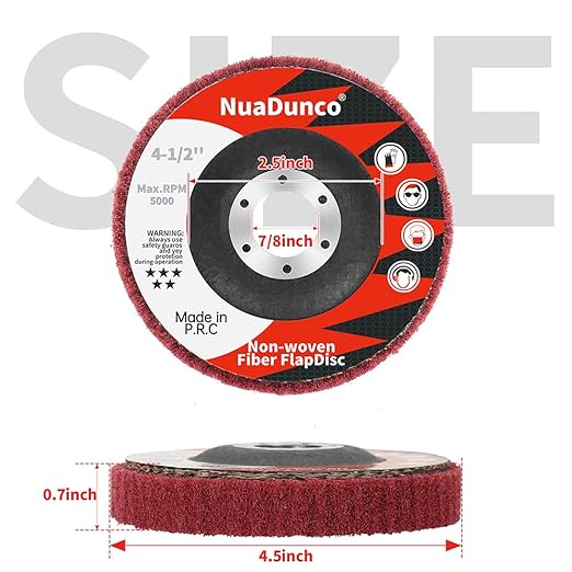 15Pcs 180# 320# 600# Scour Flap Disc 4 1/2 Inch Angle Grinder Attachment - Image 3