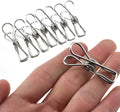 HAHIYO Clothespins Chip Clips All Metal Stainless Steel No Rust Stains Strong by HAHIYO