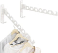 Wall Mounted Clothes Drying Rack, Wall Clothes Hanger Hook by Dancrul