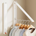 Clothes Drying Rack, Laundry Room Wall Mounted Retractable Clothes Hanger by Unknown
