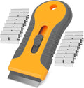Razor Blade Scraper Tool with 15pcs Extra Blades, Old Label, Decal Sticker by KeFanta