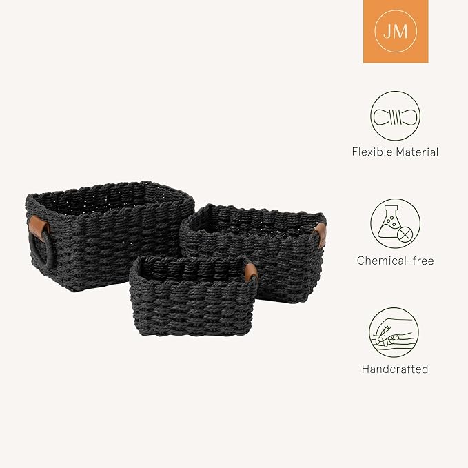 LA JOLIE MUSE Small Wicker Baskets - Image 5