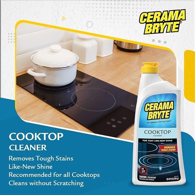 Cerama Bryte Removes Tough Stains Cooktop and Stove Top Cleaner - Image 5