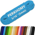PerkHomy Cotton Rope 3/16" 100 ft Multi Purpose Utility Diamond Braided Cord by PerkHomy