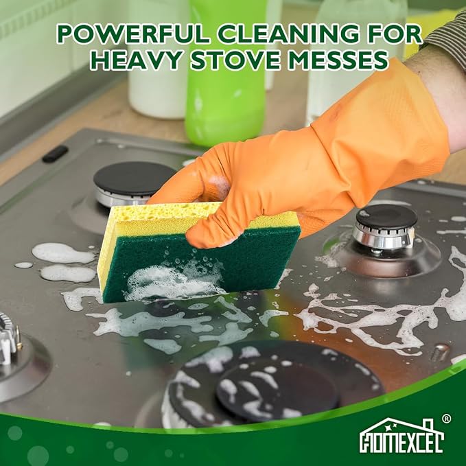 HOMEXCEL Sponges Kitchen 24pcs, Heavy Duty Sponges - Image 6