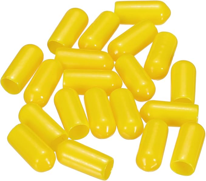 uxcell 20pcs Rubber End Caps 6mm ID Vinyl PVC Round Tube Bolt Cap Cover Screw - Image 4