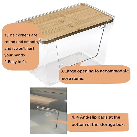Trash Bag Holders with Bamboo Lids 2 Pack, Garbage Bag Dispenser with Lid - Image 4