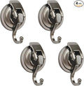 Suction Cup Hooks for Shower, 4 Pack, Glass Door, Tile – Loofah, Bath Robe Hook by Apkhgtb
