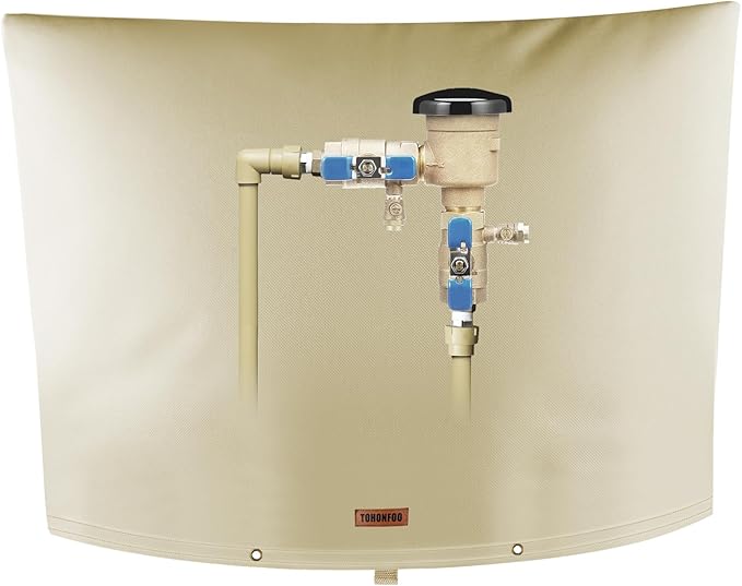 Backflow Preventer Pipe Insulation Cover by TOHONFOO