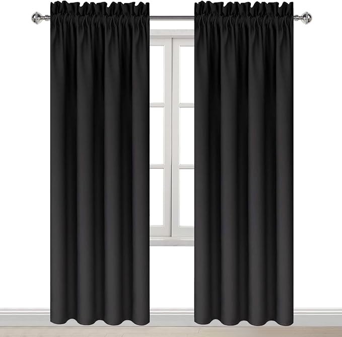 DWCN Blackout Curtains for Bedroom – Thermal Insulated Energy Saving Drapes for - Image 8