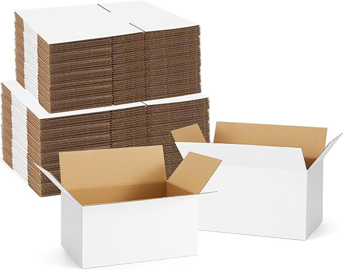 Assorted-Sizes-Shipping-Boxes-40-Pack: 10x7x5 & 11x6x6 by POEVER