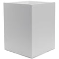 Matte White Square Small Trash Can, 2 Gallons / 7.5L Garbage Can, Waste Basket by YEWDesign