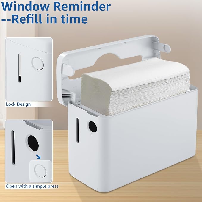 Paper Towel Dispenser Countertop, Hand Towel Dispenser, Commercial Paper Towel - Image 4