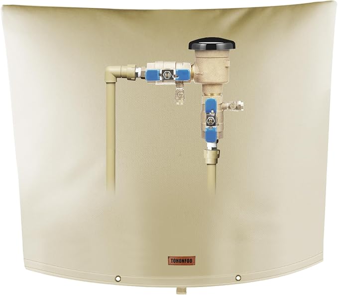TOHONFOO Backflow Preventer Pipe Insulation Cover by TOHONFOO