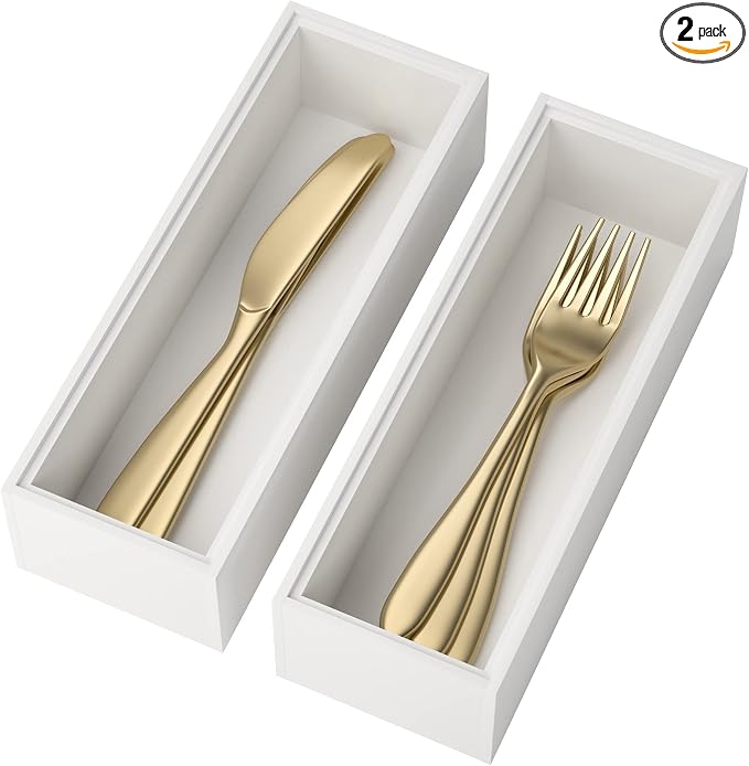 Utensil Organizer Silverware Drawer Organizer by Lixple