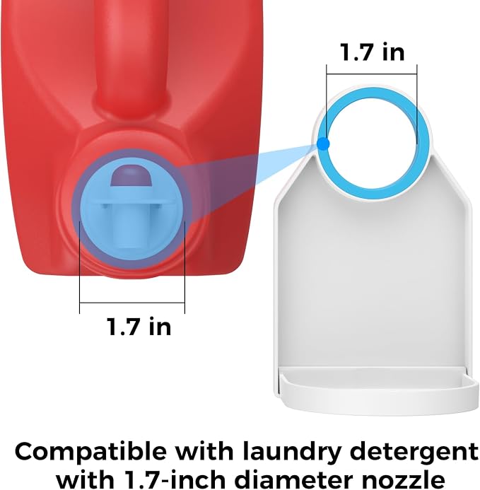 Laundry Detergent Dispenser Cup Holder & Nozzle Force-Saving Switch, Drip - Image 4