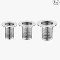 Hair Catcher Shower Drain, Bathtub Drain Cover, Deep Stainless Steel Sink by CNSZNAT