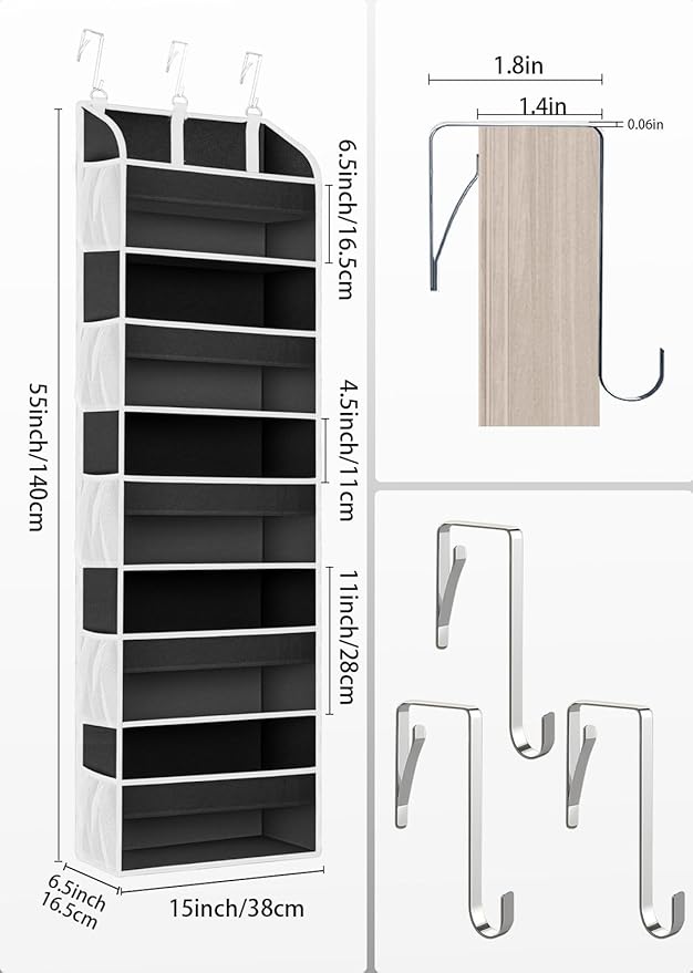 1 Pack Over The Door Storage Organizer - Image 5