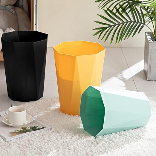 2 Pack Bathroom Trash Can 2.6 Gallon Small Garbage Can Waste Basket - Image 8