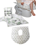 Happy Haven Toilet Seat Covers Disposable, Toddlers & Adults, Portable by HappyHaven
