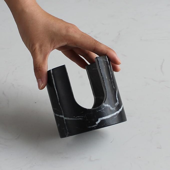 Natural Black Marble Sponge Holder - Image 3